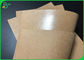 Tek Kullanımlık Kase için Sertlik 15g PE Kaplamalı 250gsm Kahverengi Gıda Sınıfı Kağıt