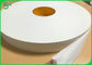 Hasır Ambalaj için 32mm 44mm Dilimli Genişlik 28gsm Beyaz Sarılmış Kağıt Rulo