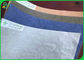 Totebag için Çeşitli Renk 0.3mm 0.55mm kalınlığında Geri Dönüşümlü Yıkanabilir Kraft Kağıt