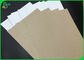 Kağıt Bardak Tutucu için Geri Dönüştürülebilir 140gsm 170gsm Beyaz Kil Kaplı Kraft Arka Tahta