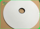 Hasır Ambalaj için Dilimli 32mm 53mm Genişlik Doğal Beyaz Sarılmış Kağıt Rulo