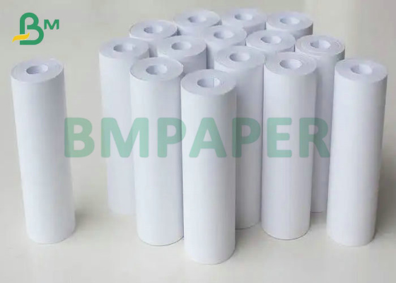 Süpermarket Yazarkasa için 48gsm 57mm * 30m Beyaz Termal Kağıt OEM