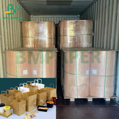 Çantalar Kahverengi Kraft Yüksek Güçlü 90 120 GSM Genişletilebilir Kağıt Rulo