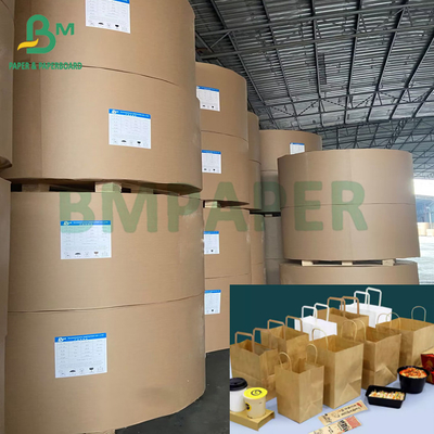 Geri dönüştürülebilir 150grs Kahverengi Yarı uzatılabilir Paket Çantası Kraft Kağıt