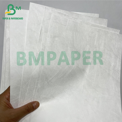 Nefes alıcı beyaz pürüzsüz yırtılma dayanıklı 1025D 1070D kumaş kağıdı