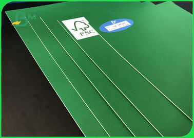 FSC Sertifikalı 1.0mm - Ambalaj Kutuları İçin Büyük Stifiness ile 3.0 mm Kaplanmamış Yeşil Karton