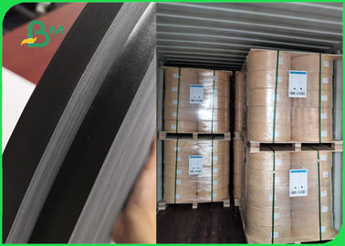 60 GSM Katı Siyah Saman Kağıt Rulo Doğum Günü Partileri Için 15 MM FDA Onaylı Mürekkep