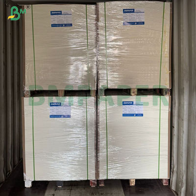 Beyaz sıcaklığa dayanıklı tek taraflı PE kaplı fincan stok kağıdı