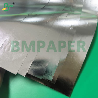 C1S Bira Etiketi Kağıdı Bir tarafta Beyaz, Diğer tarafta Gümüş 65-120gm