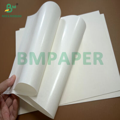 60gsm 70gsm Tek Taraflı Beyaz Makine Cilalı Kraft Kağıt Şeker Paketleme İçin 60cm 72cm