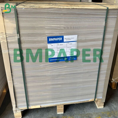 1.0 mm Karton Karton Duplex Blanco Grosor 700 mm 750 mm x 1000 mm, Beyaz Kaplı Gri Sırt