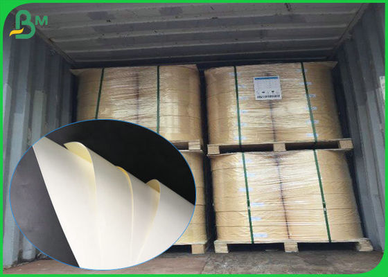 Su geçirmez 100gsm 120gsm 140gsm 160gsm Gıda Paketleri İçin Parlak PE Kuşe Kağıt