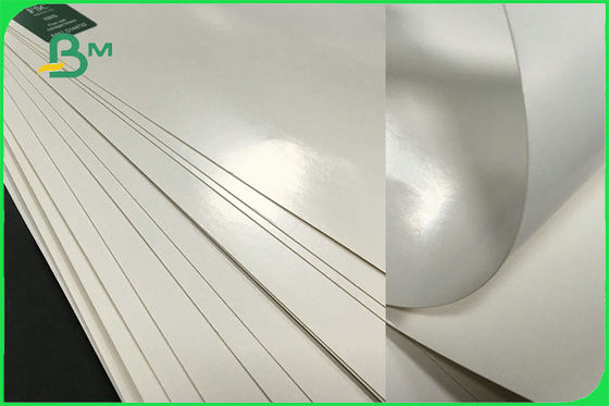 FSC FDA 300gsm Fildişi Tek Taraflı Beyaz Tahta PE GC1 Kağıt Kağıt Kase İçin Kaplamalı