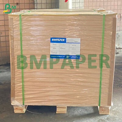 Kırmızı çizgili tek taraflı mum kaplı kraft kağıdı 37 gsm 42 gsm Meyvelerin sarılması için