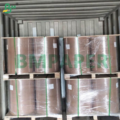 Beyazlatılmamış Makineli Cam Kaplama Kağıdı Kahverengi 1000 mm Genişliği 35 gram