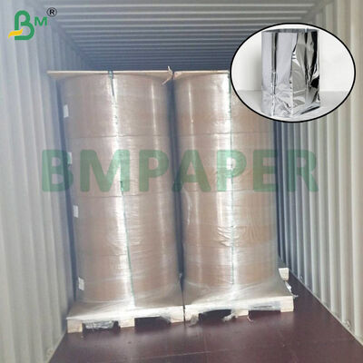 27gsm Bakire Malzemeden Alüminyum Folyo Astarlı Kağıt, Nem Geçirmez Ambalaj için QS Sertifikalı