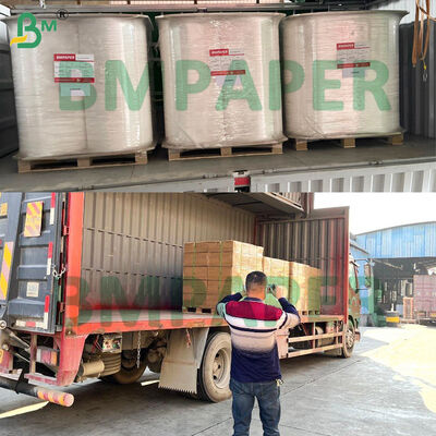 Hafif Beyaz Veya Özel Baskılı Bireysel Pipet Sarması İçin Yarık Rulolar Halinde Ambalaj Kağıdı