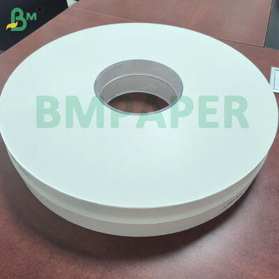 Hafif Beyaz Veya Özel Baskılı Bireysel Pipet Sarması İçin Yarık Rulolar Halinde Ambalaj Kağıdı