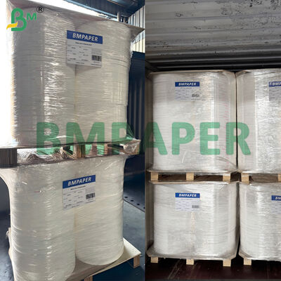 24-28gm Beyaz Kraft Kağıdı Yüksek Hızlı Makine Sarma için Güçlü