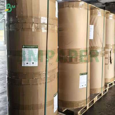 30gsm 35gsm Kahverengi Yağ Dirençli Kağıt Ruloları Hızlı Gıda Ambalajı İçin