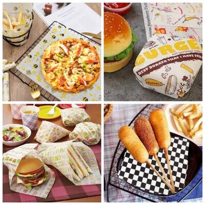 40gr 45gr 50gr Beyazlanmış Kit 5 Kit 7 Yağ geçirmez Kağıt Sanayi Bobini 60cm 70cm