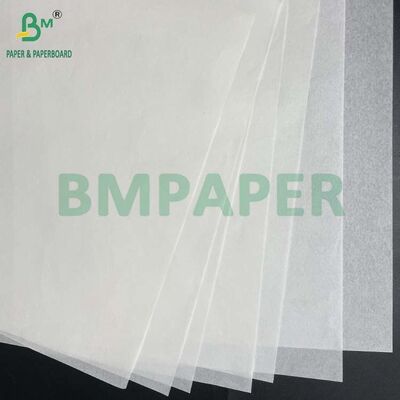 Hamburger Paketleme İçin Gıda Güvenli Ağartılmış Gres Kâğıdı 40gsm 45gsm 50gsm