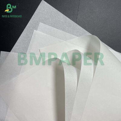 Hamburger Paketleme İçin Gıda Güvenli Ağartılmış Gres Kâğıdı 40gsm 45gsm 50gsm