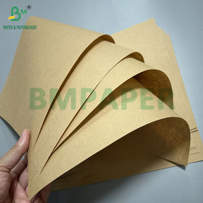 80gsm 90gsm Kaplamasız Kahverengi Kraft Kağıt Gıda Paketleme Torbaları İçin 1000mm 1100mm