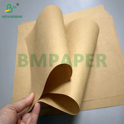 80gsm 90gsm Kaplamasız Kahverengi Kraft Kağıt Gıda Paketleme Torbaları İçin 1000mm 1100mm