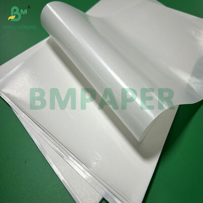380mm 400mm 40gsm +10PE Beyaz MG Kraft Kağıt Ruloları Şeker Paketi İçin