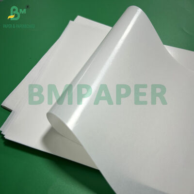 380mm 400mm 40gsm +10PE Beyaz MG Kraft Kağıt Ruloları Şeker Paketi İçin