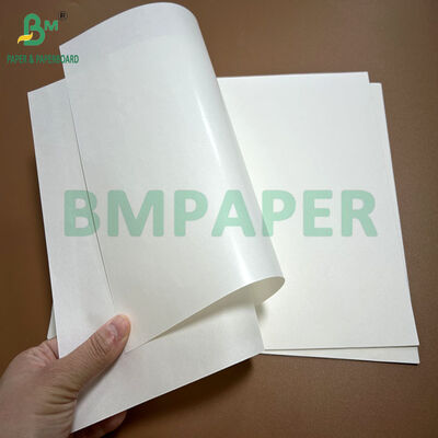 60gsm 70gsm Tek Taraflı Beyaz Makine Cilalı Kraft Kağıt Şeker Paketleme İçin 60cm 72cm