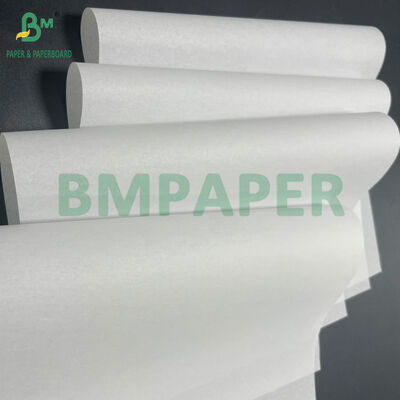 Ayakkabı ve Tekstil Ambalajı İçin 840MM 40GSM Beyaz Kuşe Olmayan Kağıt Ruloları