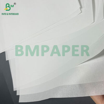 Ayakkabı ve Tekstil Ambalajı İçin 840MM 40GSM Beyaz Kuşe Olmayan Kağıt Ruloları
