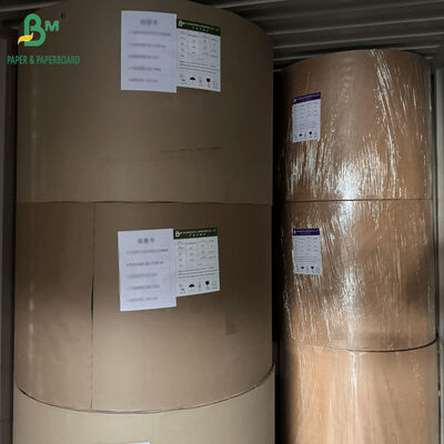 Ayakkabı ve Tekstil Ambalajı İçin 840MM 40GSM Beyaz Kuşe Olmayan Kağıt Ruloları