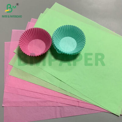 Muffin ve Mini Kekler İçin Renkli Isıya Dayanıklı Yağ Geçirmez Cupcake Kalıpları Yapışmaz Pişirme Kapları