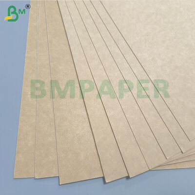 Ağartılmamış PE Kaplamalı Bardak Kase Stoku 250gsm Sızdırmaz Gıda Kraft Kağıdı