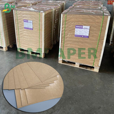 Ağartılmamış PE Kaplamalı Bardak Kase Stoku 250gsm Sızdırmaz Gıda Kraft Kağıdı