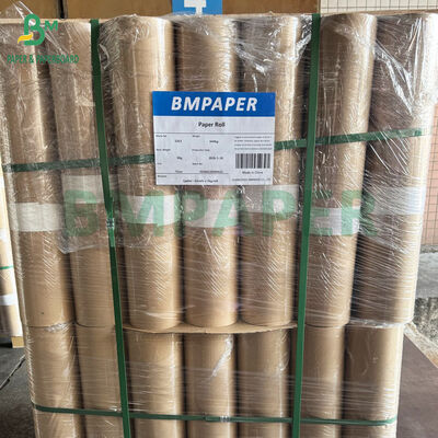 Güçlü Genişletilebilir 60gr Tek Yolu Parlak MG Çıkarılmış Kraft Kağıdı Beyaz