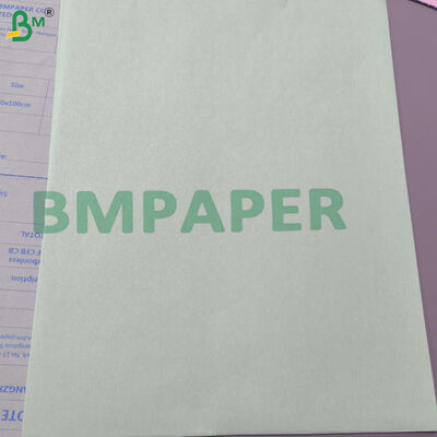 Birleştirilmemiş Karbonsuz NCR Kağıdı Beyaz / Yeşil / Pembe 50gm Lazer / Mürekkep Jeti Yazıcılar ve Kopyalama Makineleri İçin