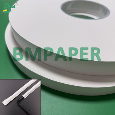 26.5mm Gıda Sınıfı Kağıt Dilimleme Ruloları Pipet Sarma Kağıdı İçin 26gsm 25gsm
