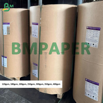 250gm 300gm Beyaz Kraft Kağıdı Asma Etiketleri Jumbo Roller, Kaba Yüzey