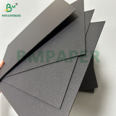 1.5mm 1.7mm Siyah Renkli F Flüt Dalgalanmış Karton Paket için 1000 x 1420mm