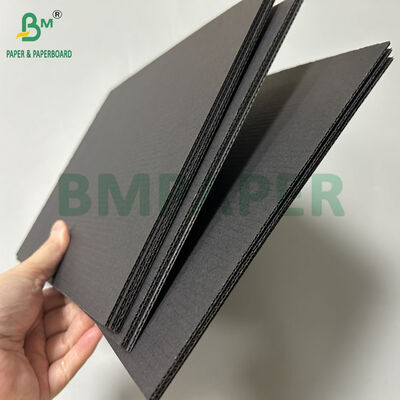1.5mm 1.7mm Siyah Renkli F Flüt Dalgalanmış Karton Paket için 1000 x 1420mm