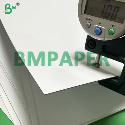 1.0 mm Karton Karton Duplex Blanco Grosor 700 mm 750 mm x 1000 mm, Beyaz Kaplı Gri Sırt