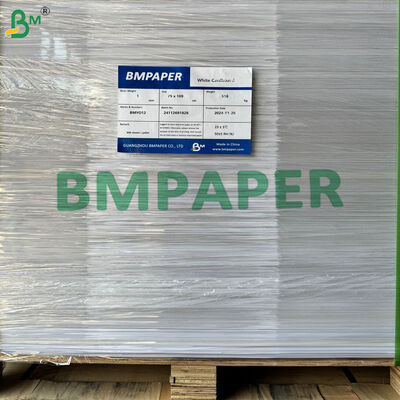 Düz Beyaz Tahta Karton Montado Blanco 1.8mm 2.0mm Çift Taraflı