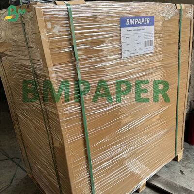 90gsm Kahverengi Esnek Kraft Kağıt Levhalar 89cm, Yüksek Esneme Kimyasal Ürün Torba Kağıdı