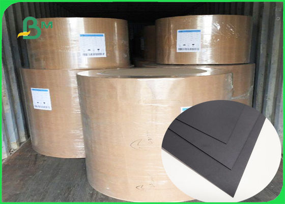 FSC SGS FDA Sertifikalı 350gsm 400gsm Notebook İçin Siyah Karton