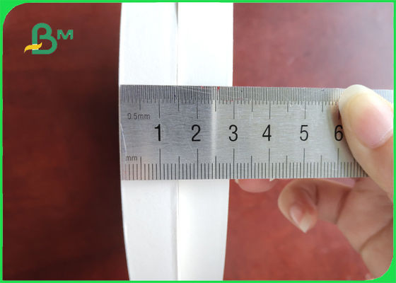 FDA Onaylı 60gsm 80gsm Baskılı Beyaz Hasır Kağıt, 15mm Genişlik ile Zararsız