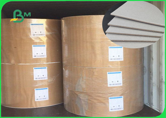 800GSM Geri Dönüşümlü Kağıt Hamuru Sunta Kaplamasız Tüm Gri, Binder Kapağı İçin FSC ile